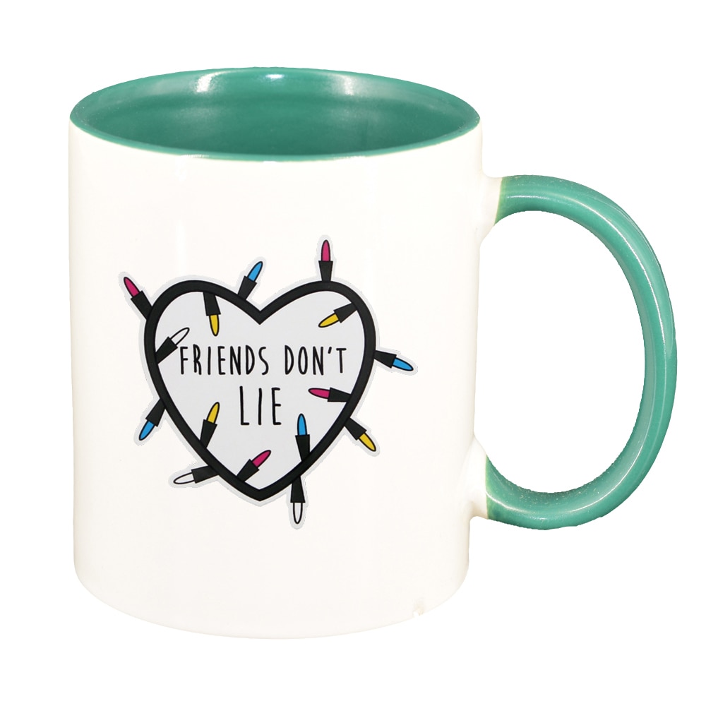 Cana Stranger Things Friends Dont Lie, interior verde, 330ml, D1292