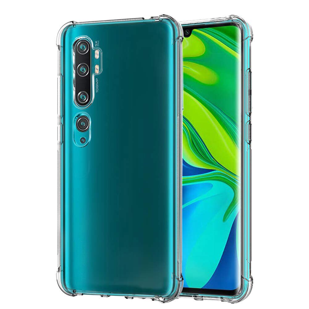 Husa de protectie antisoc pentru XIAOMI MI NOTE 10, AKASHI REINFORCED, Transparent