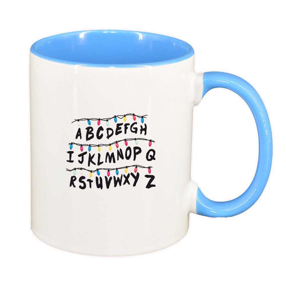 Cana Stranger Things, interior albastru, 330ml, D1294