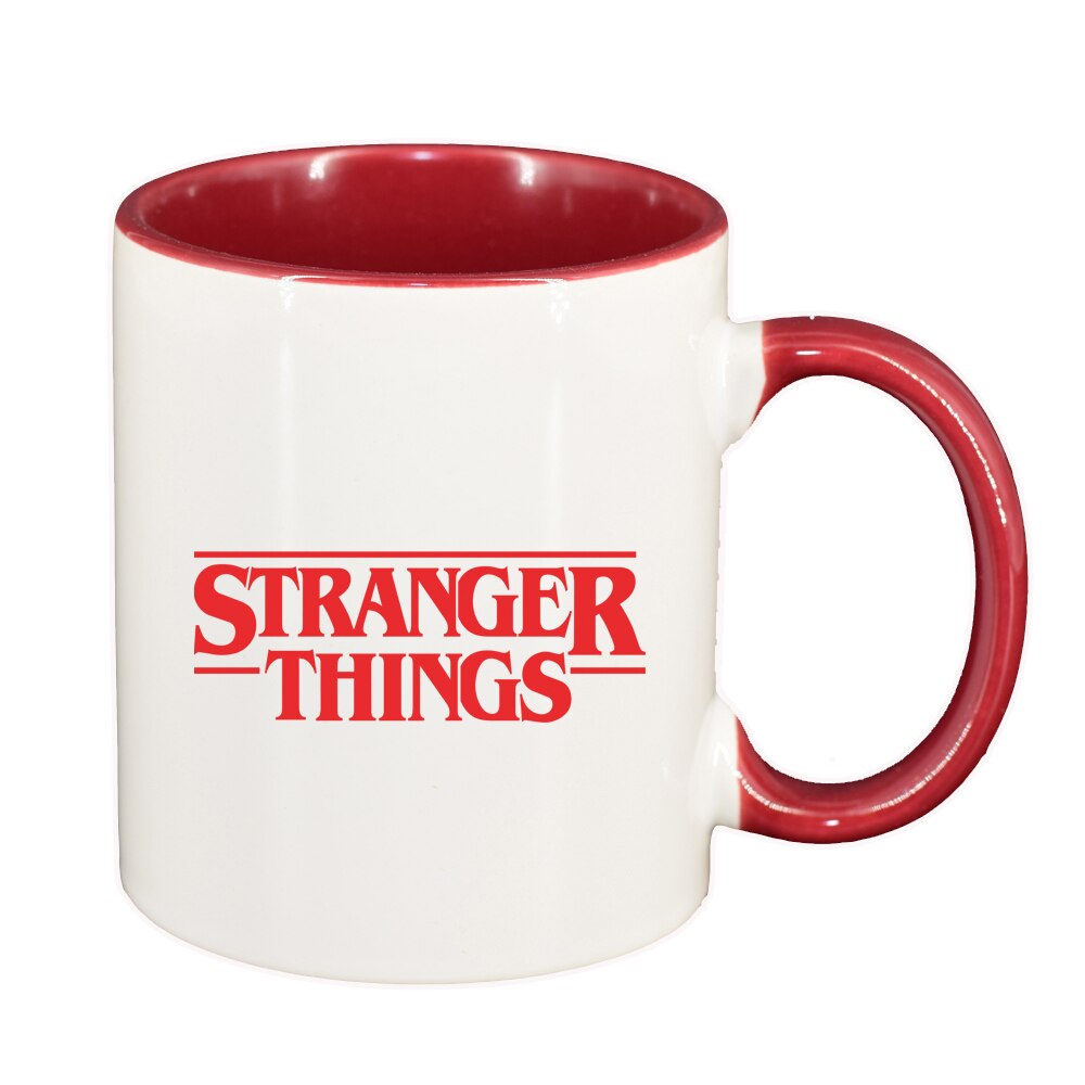 Cana Stranger Things, interior rosu-inchis, 330ml, D1295