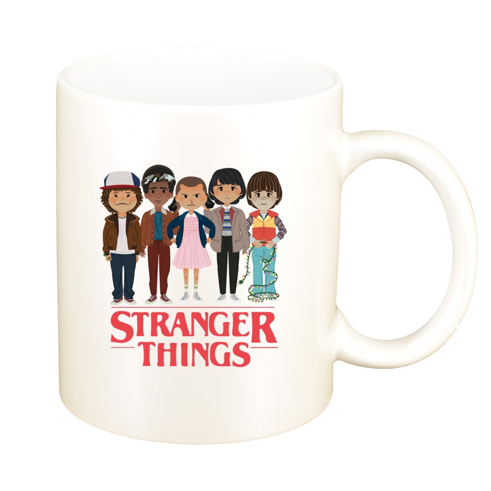 Cana Stranger Things, alb sidefata, 330ml, D1293