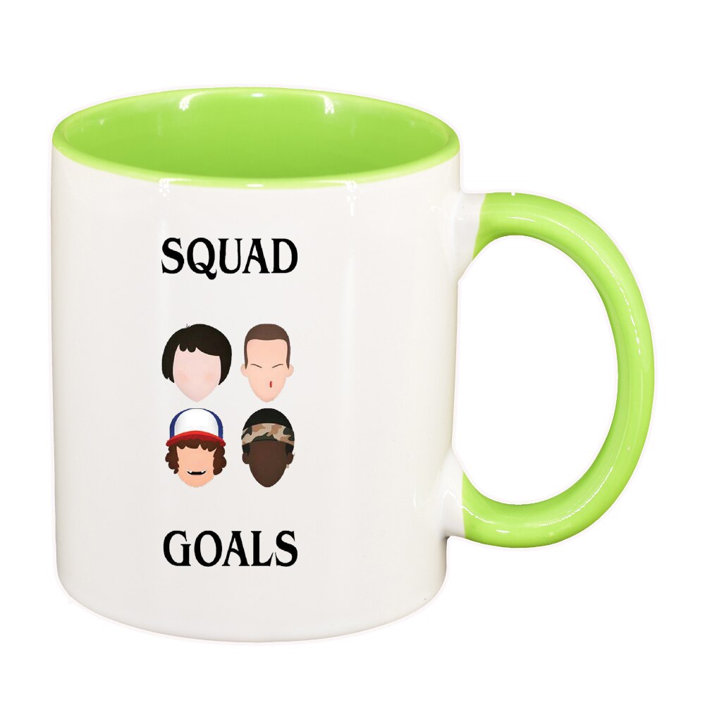 Cana Stranger Things, interior verde deschis, 330ml, D1298