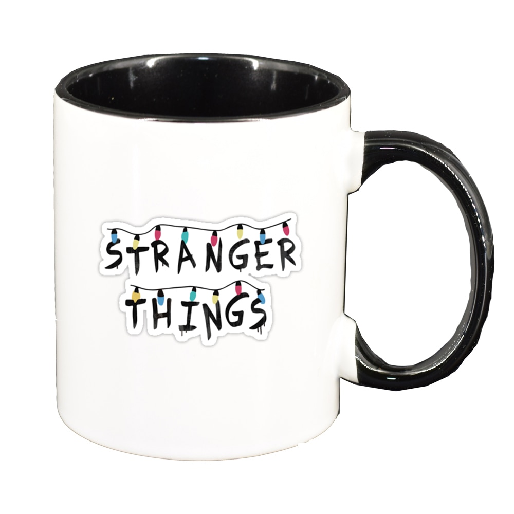 Cana Stranger Things, interior negru, 330ml, D1297