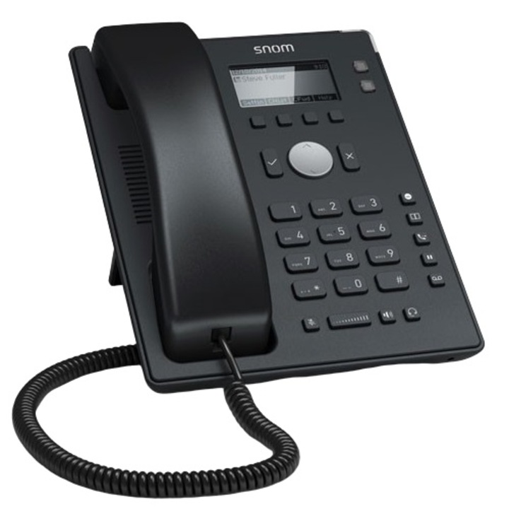 Telefon Snom D120, 2 conturi SIP, negru