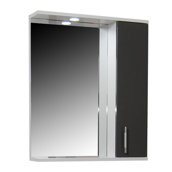 Oglinda cu dulap si iluminare , Badenmob , seria 020 - 55x71x14cm , antracit Oglinda cu dulap si iluminare , Badenmob , seria 020 - 55x71x14cm , antracit