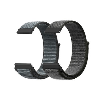 Set 2 curele din nylon cu adeziv si telescop QuickRelease 22mm pentru Samsung Watch 46 / Gear S3/ Fossil, verde,gri Set 2 curele din nylon cu adeziv si telescop QuickRelease 22mm pentru Samsung Watch 46 / Gear S3/ Fossil, verde,gri