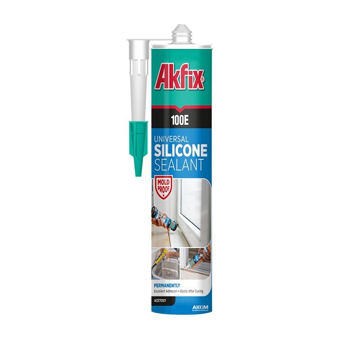 Silicon etansant universal Alb/Transparent Akfix 100E 280ml