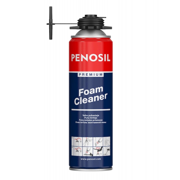 Agent curatare spuma poliuretanica neintarita Premium Foam Cleaner, 500ml, Penosil