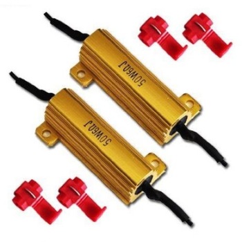 Set 2 Rezistori / Anulator Eroare Bec Led CanBus 50W, 6 Ohmi Set 2 Rezistori / Anulator Eroare Bec Led CanBus 50W, 6 Ohmi
