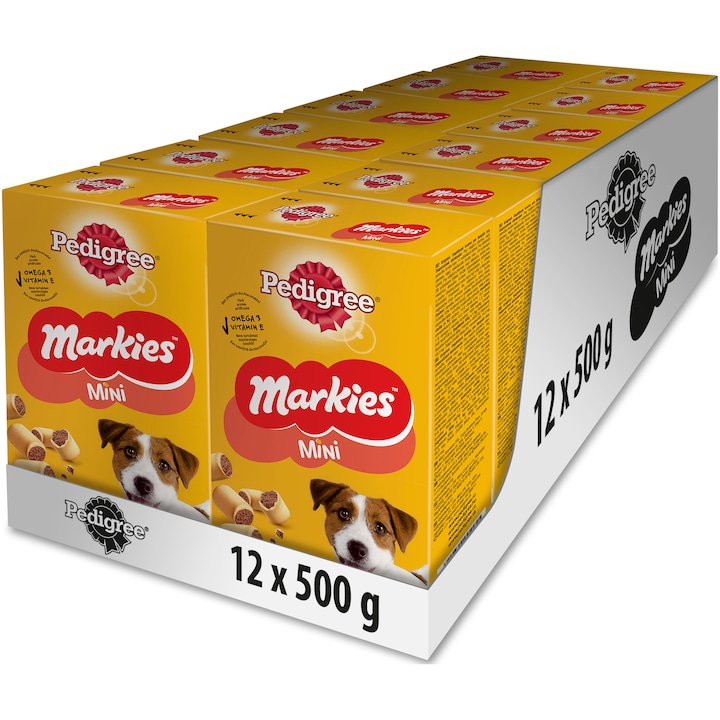 Награди за кучета Pedigree Markies Mini, 12 x 500 г