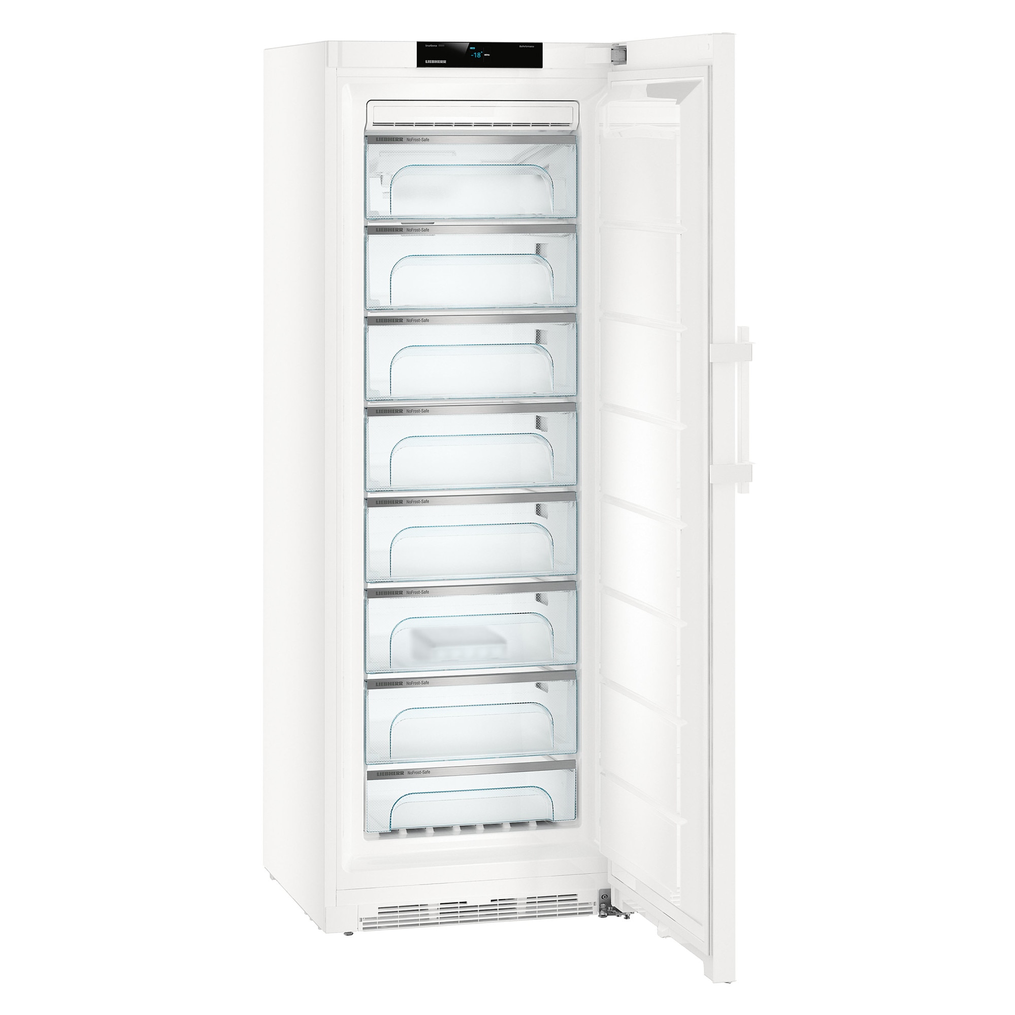 Congelator Liebherr GN 5275 Premium, NoFrost, BluPerformance, 360 l, 195 cm, Clasa C, Alb