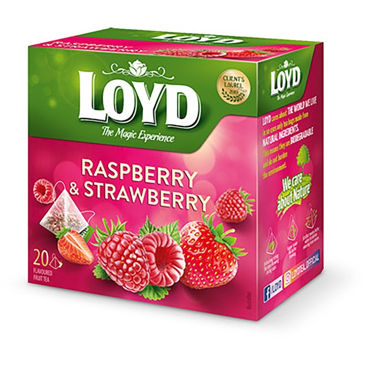 Чай малина и ягода Loyd, 40 г
