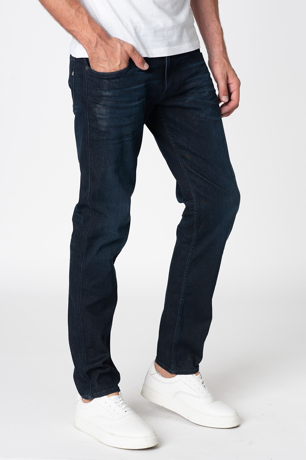 Replay, Blugi slim fit Anbass, Bleumarin, W34-L32