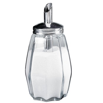 Dozator pentru zahar, Fackelmann, din sticla, 160 ml Dozator pentru zahar, Fackelmann, din sticla, 160 ml