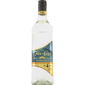 Rom Flor de Cana, Extra Seco 4 YO, 40%, 0.7l Rom Flor de Cana, Extra Seco 4 YO, 40%, 0.7l
