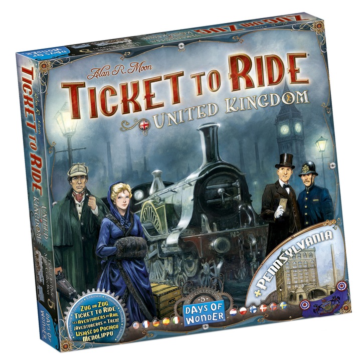 Игра Asmodee - Ticket to Ride United Kingdom