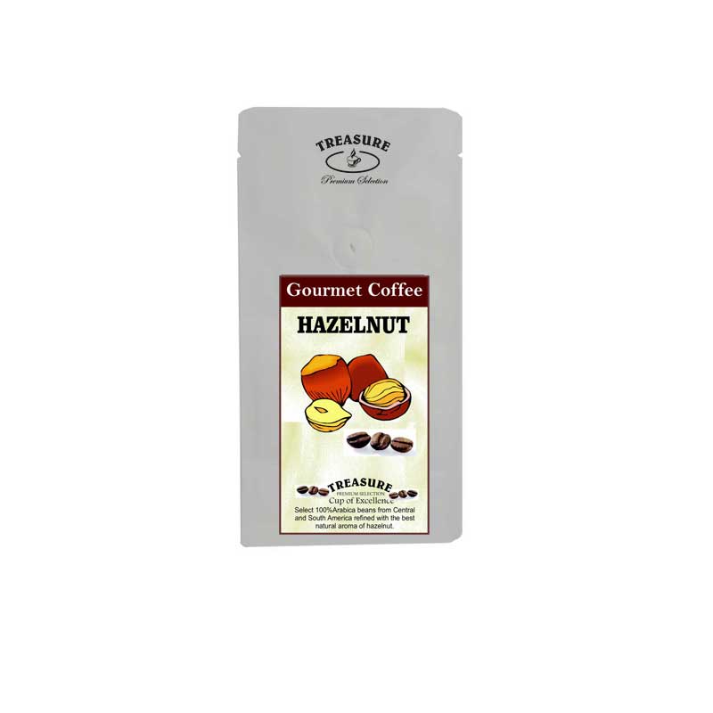 Cafea cu aroma de Alune , Macinata 100g , Treasure