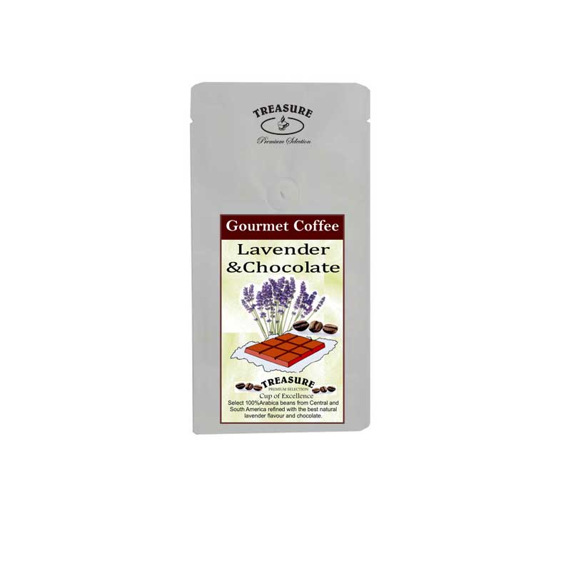 Cafea cu aroma de Lavanda , Macinata 125g , Treasure