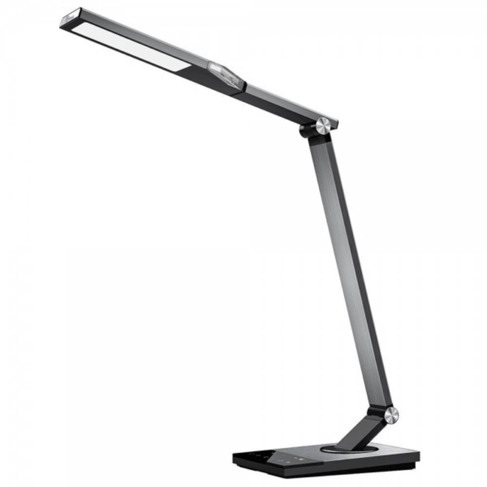 Lampa LED de birou TaoTronics TT-DL063, control touch, 5 moduri lumina, USB 5V/2A, 12W, 600lm, Iron gray