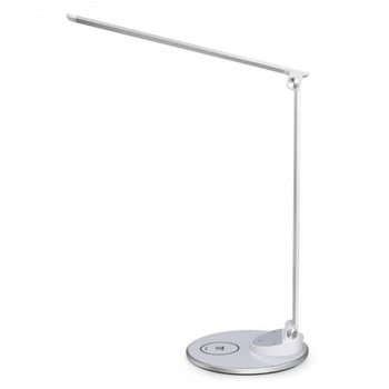Lampa LED de birou TaoTronics TT-DL069, cu incarcator wireless pentru telefon, control touch, 5 moduri lumina, 9W, 350lm, Alb Lampa LED de birou TaoTronics TT-DL069, cu incarcator wireless pentru telefon, control touch, 5 moduri lumina, 9W, 350lm, Alb