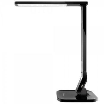 Lampa LED de birou TaoTronics TT-DL01, control touch, 4 moduri lumina, USB 1A, 14W, 530lm, Negru Lampa LED de birou TaoTronics TT-DL01, control touch, 4 moduri lumina, USB 1A, 14W, 530lm, Negru