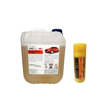 Pachet promo spuma activa auto profesionala Voulis, 5 Kg + laveta piele sintetica mare Chamois Clean Cham 66x43cm Pachet promo spuma activa auto profesionala Voulis, 5 Kg + laveta piele sintetica mare Chamois Clean Cham 66x43cm