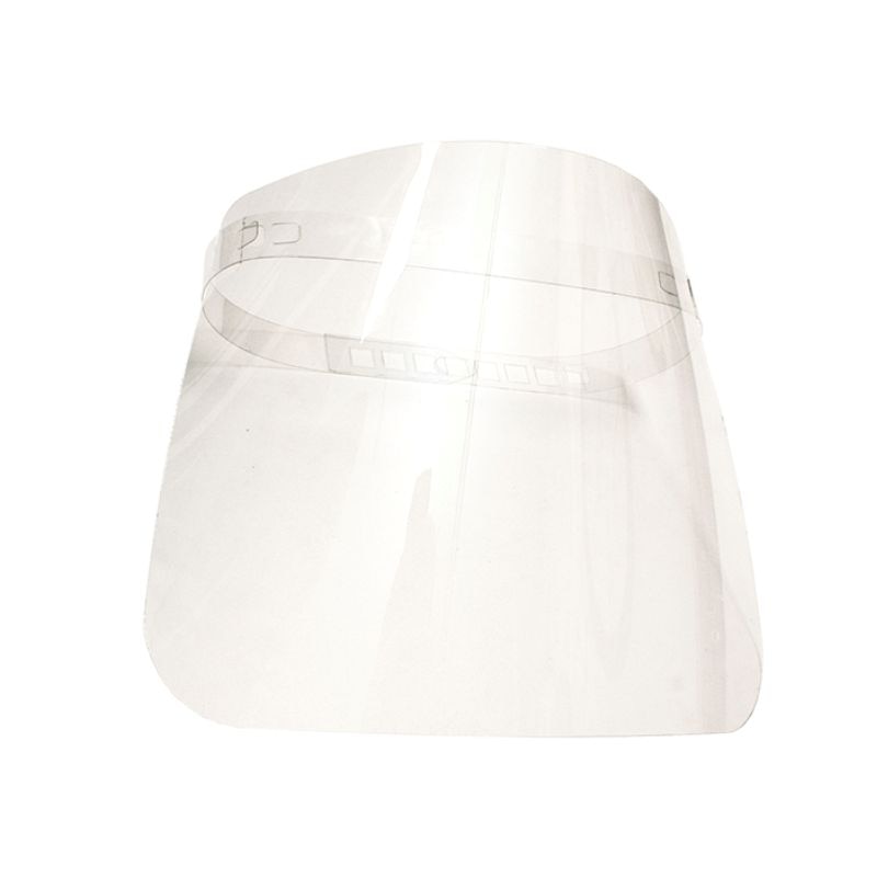 Viziera protectie fata semirotunda, transparenta, ajustabila