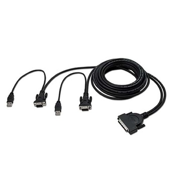 Cablu OmniView Dual Port, D-Sub, VGA si USB Cablu OmniView Dual Port, D-Sub, VGA si USB