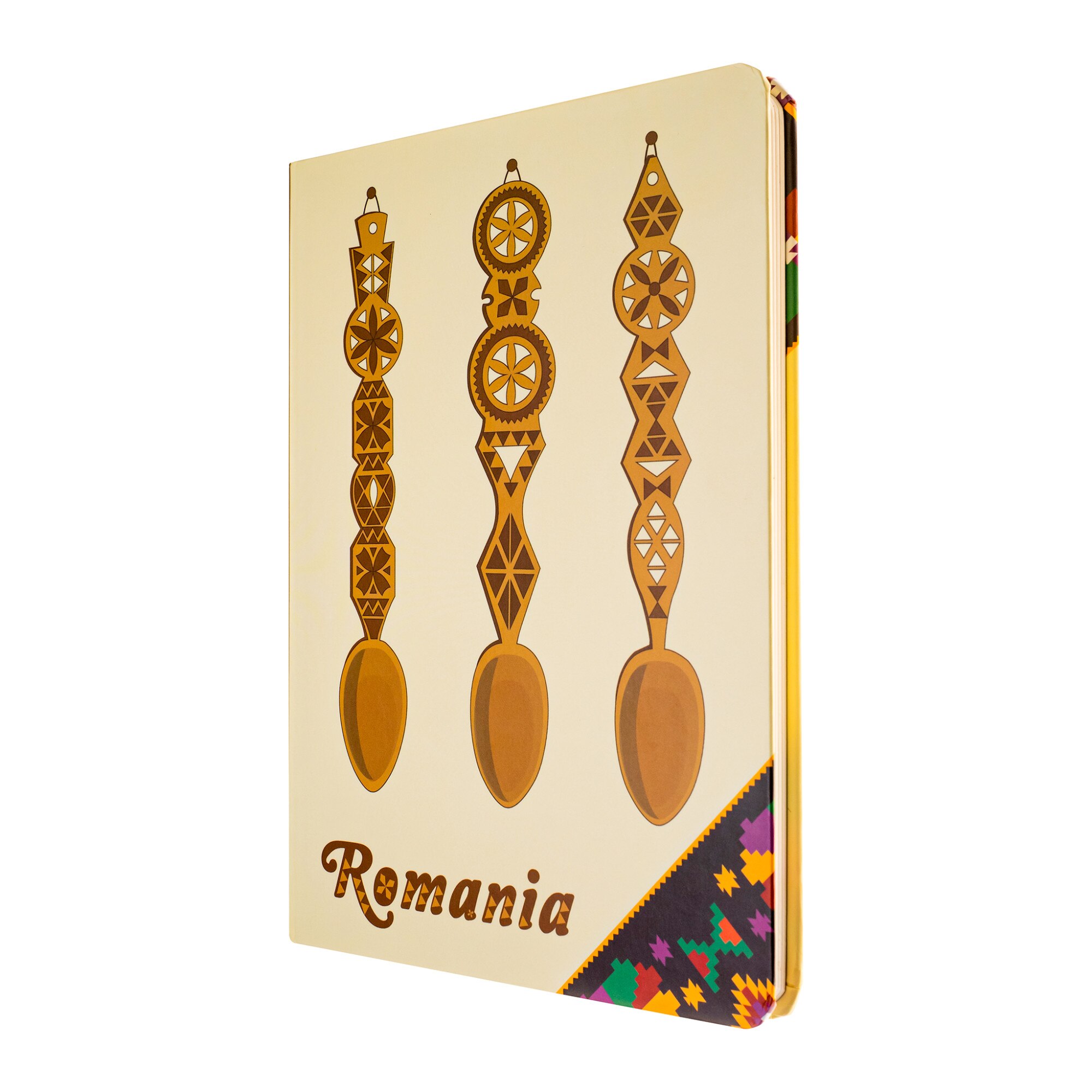 Agenda nedatata, Magnetella, foi albe - veline, 13,8 x 19,6 cm, 72 file, Mestesug romanesc