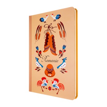 Agenda nedatata, Magnetella, foi albe - veline, 13,8 x 19,6 cm, 72 file, Elemente traditionale Agenda nedatata, Magnetella, foi albe - veline, 13,8 x 19,6 cm, 72 file, Elemente traditionale