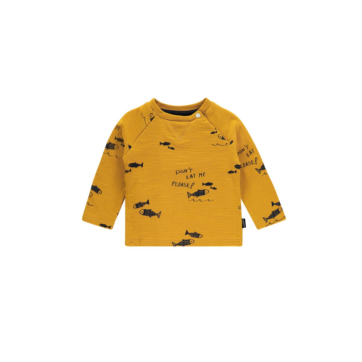 Bluza bebe, Noppies, Mauldin, cu pesti, galbena