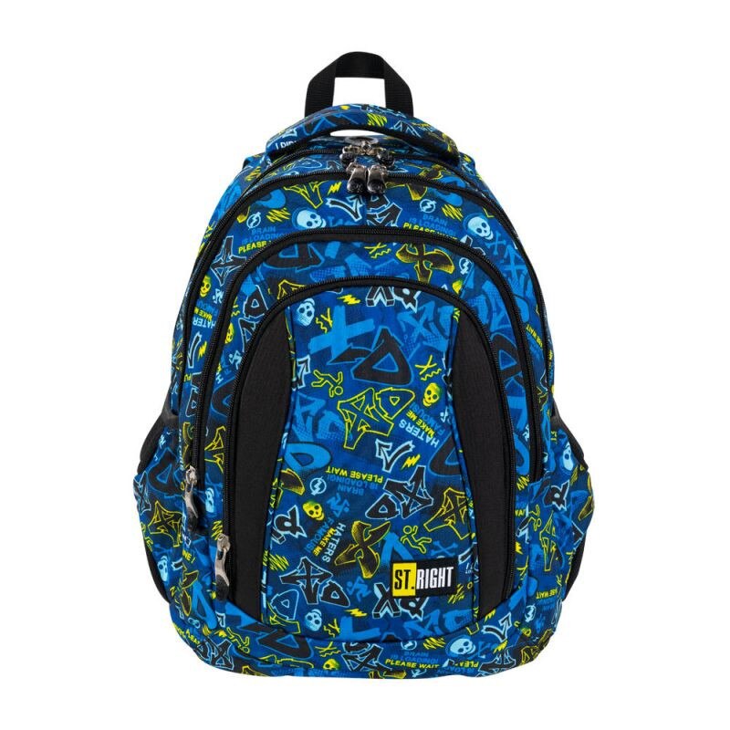 Ghiozdan St.Majewski, cu 4 Compartimente, Gama St.Right XD ART BP04