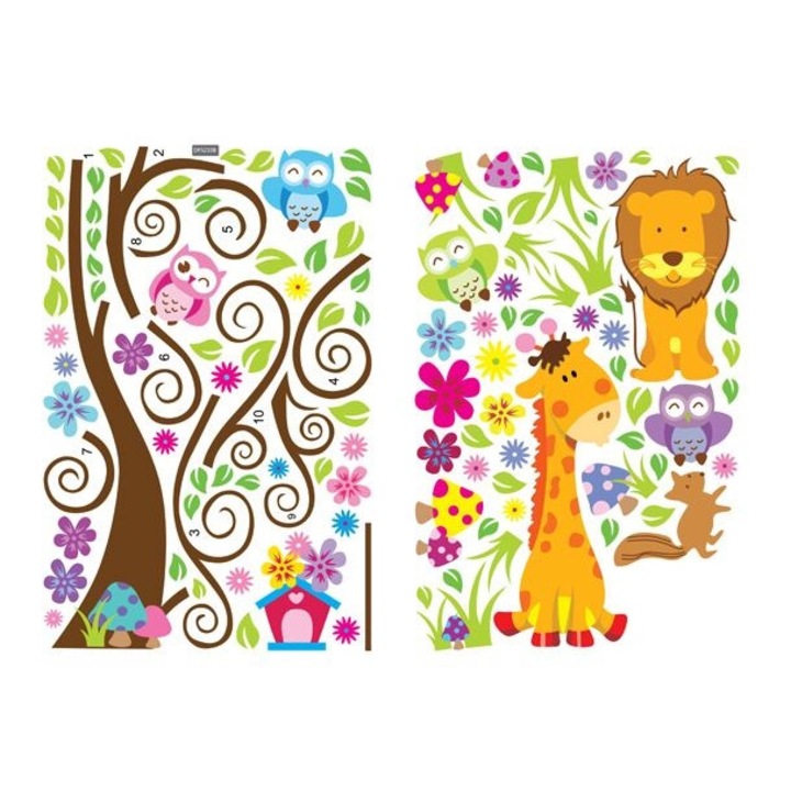 Set Stickere decorative, Ambiance Sticker, Multicolor, 140 x 180 cm