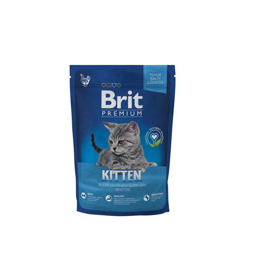 Hrana uscata pentru pisici, Brit Premium Cat Kitten, set 6 x 300 gr