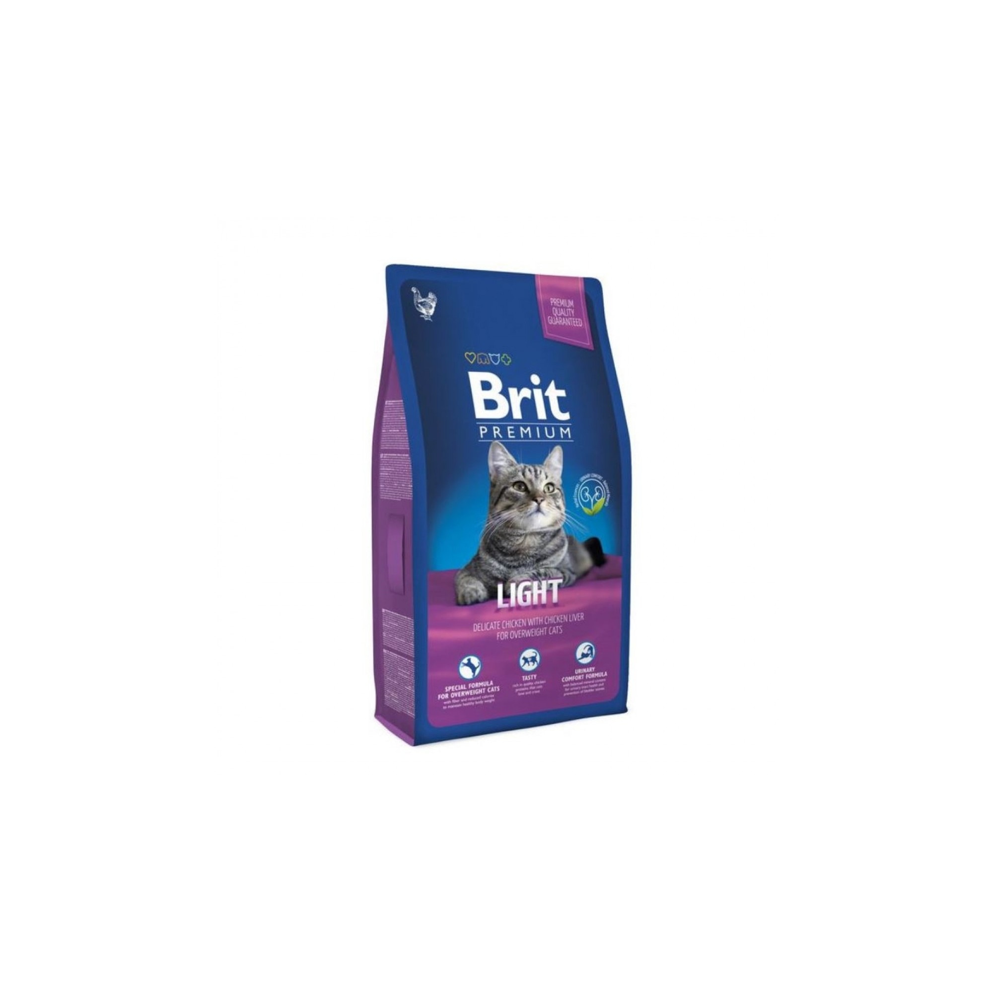 Hrana uscata pentru pisici, Brit Premium Cat Light, set 6 x 300 gr
