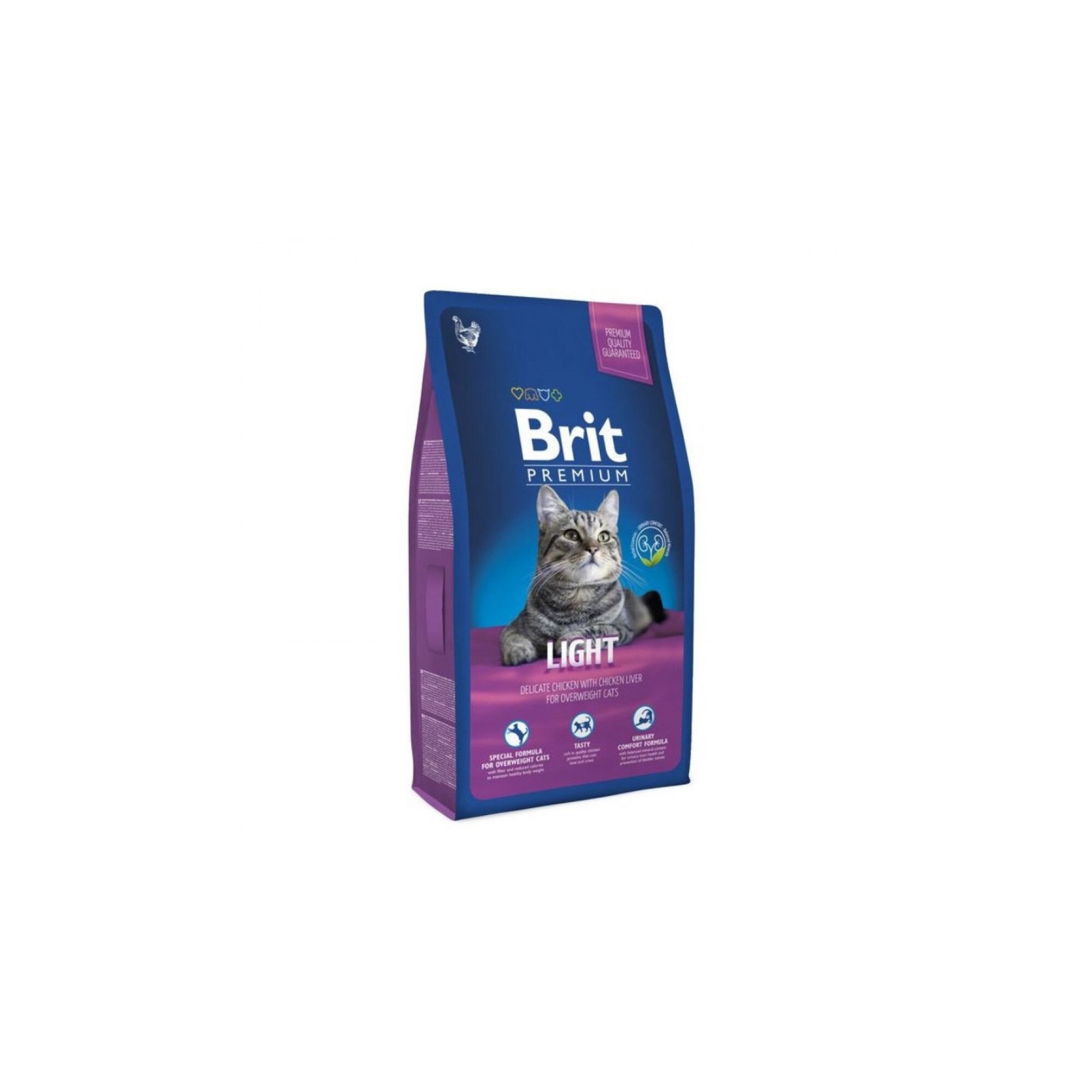 Hrana uscata pentru pisici, Brit Premium Cat Light, 800 gr