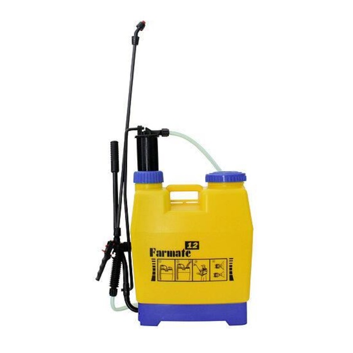 Pulverizator gradina, pompa de stropit, vermorel, manual, pentru spate, 12 L