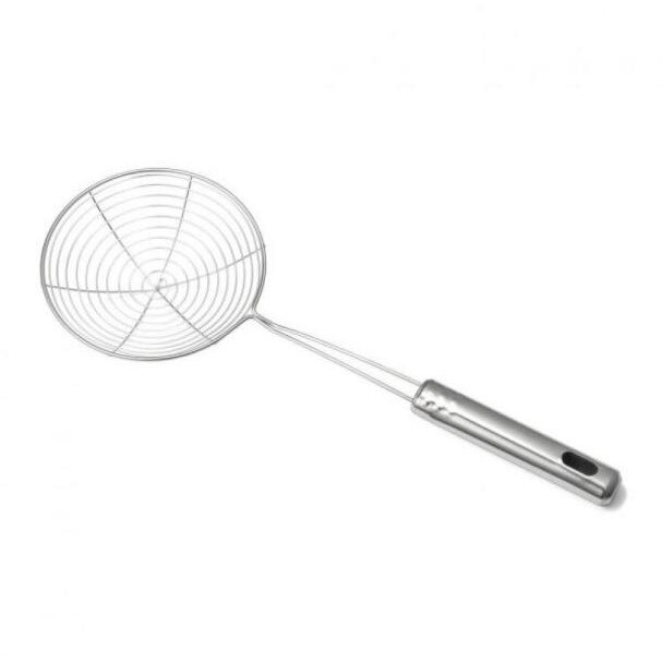 Paleta/Spatula tip strecuratoare, inox, 24.3 x 12.5 cm, Argintiu