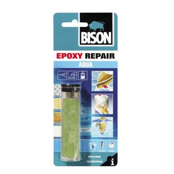 Adeziv rezisten la apa Bison Epoxy Repair Aqua, 56g, blister Adeziv rezisten la apa Bison Epoxy Repair Aqua, 56g, blister