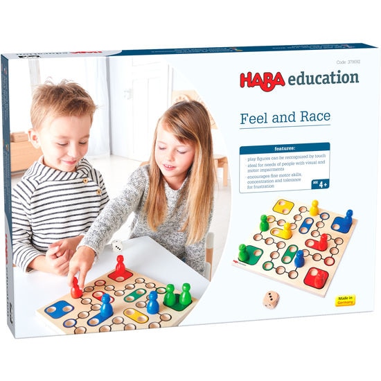 Joc boardgame, Feel and Race, Haba Education, +4 ani