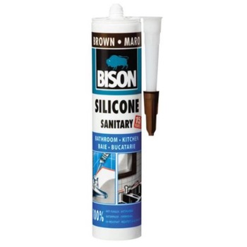 Silicon sanitar Bison, 280ml, Maro Silicon sanitar Bison, 280ml, Maro