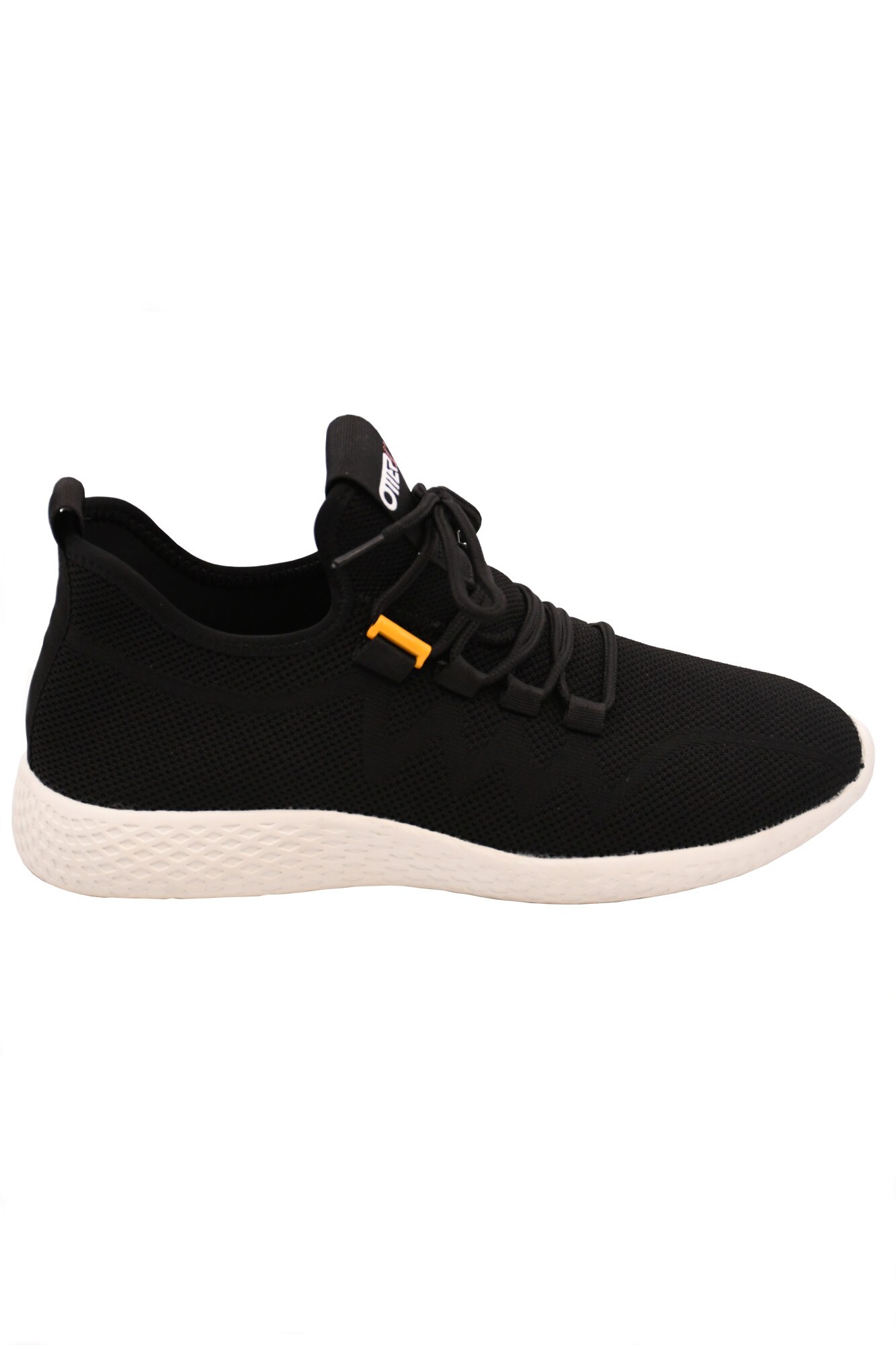 Sneakers negri Otter din material textil flexibil-38 EU