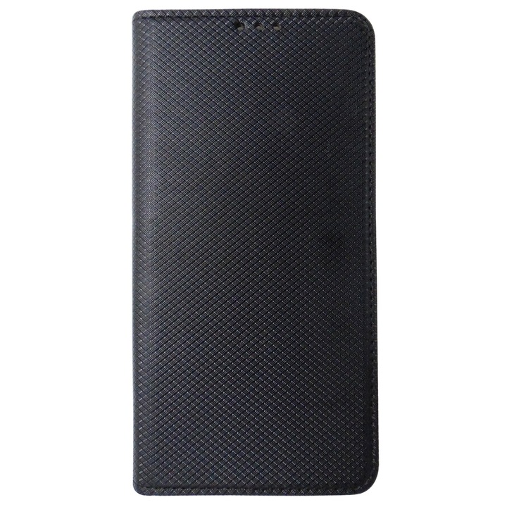 Husa tip carte cu stand Smart Magnet neagra pentru Apple iPhone 7, iPhone 8, iPhone SE 2020