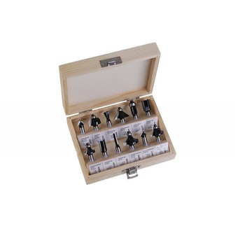 Set freze lemn 12 bucati 8mm 21451 Levior Set freze lemn 12 bucati 8mm 21451 Levior