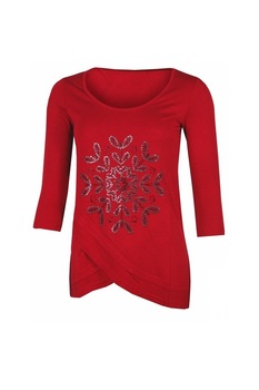 Bluza dama, Desigual, 6, Rosu granat Bluza dama, Desigual, 6, Rosu granat