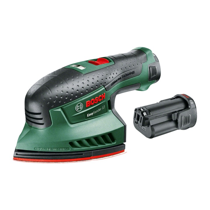 Мултишлайф Bosch EasySander 12 с 2 батерии и зарядно