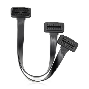 Prelungitor Cablu Techstar®, Adaptor Auto 2 in 1 la OBD2 16 Pin, 30cm Prelungitor Cablu Techstar®, Adaptor Auto 2 in 1 la OBD2 16 Pin, 30cm