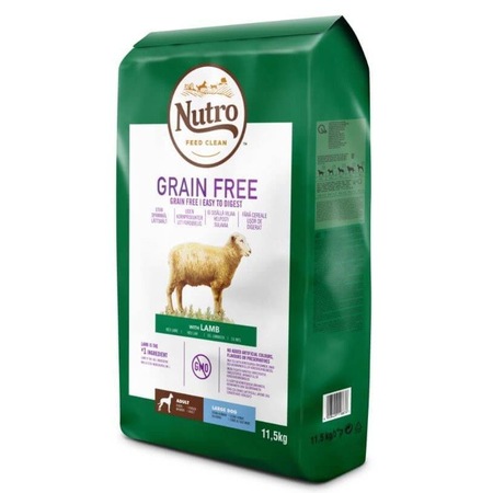 During ~ Hold Adjustment Hrana uscata pentru caini Nutro Grain Free Adult Large, Miel, 11.5 kg -  eMAG.ro