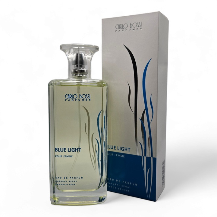 Apa de parfum, Carlo Bossi, Blue light, fructe citrice, mosc, pentru femei, 100ml