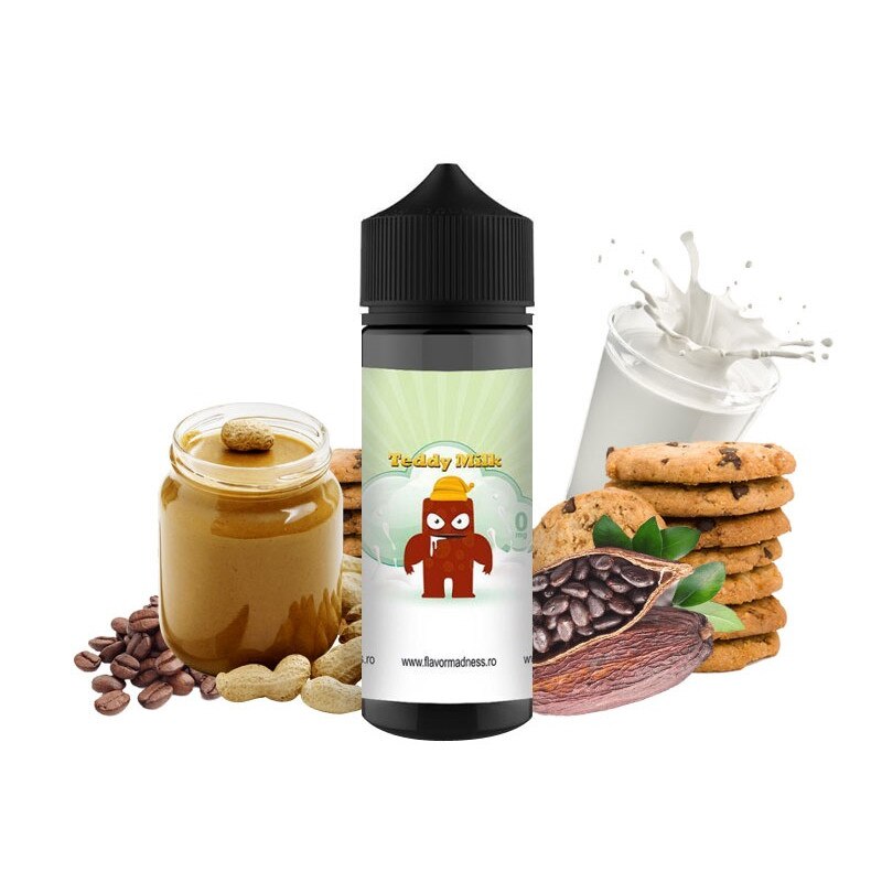 Lichid Flavor Madness - Teddy Milk ,100ml ,0mg/ml